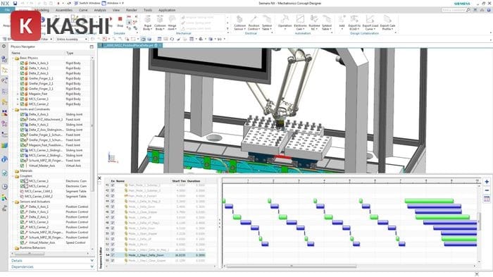 Giao diện phần mềm Siemens NX