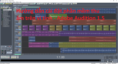 Download phần mềm Adobe Audition 1.5 kích hoạt Serial Number