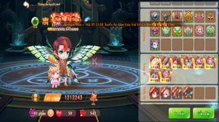 Giao diện game Gunpow với các nhân vật và vũ khí