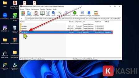Chạy file Setup