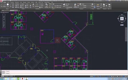 Giao diện Autocad 2017