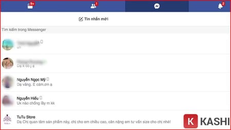 Mở ứng dụng Messenger trên máy tính