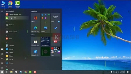 Giao diện phần mềm Camtasia 2020