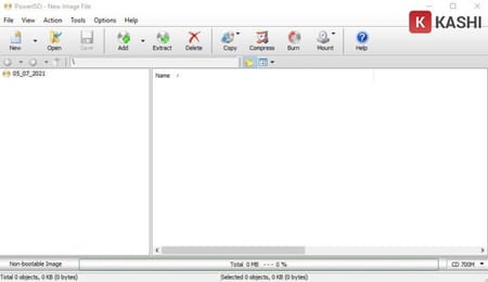 Giao diện PowerISO