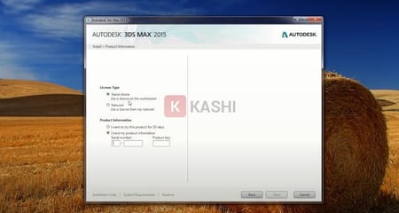 Hoàn thành mục License và Product Key