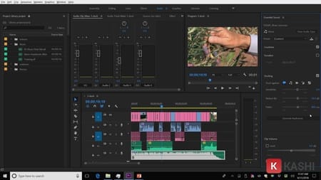Giao diện Adobe Premiere Pro CC 2018