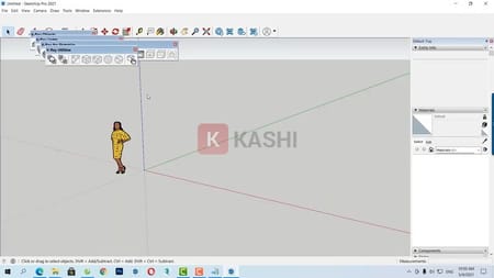 Giao diện Vray 5 trong SketchUp