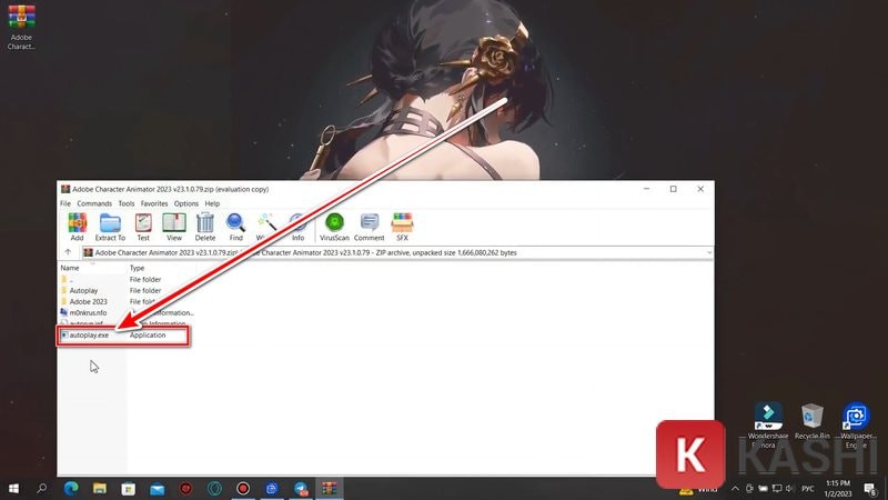 Chạy file autoplay