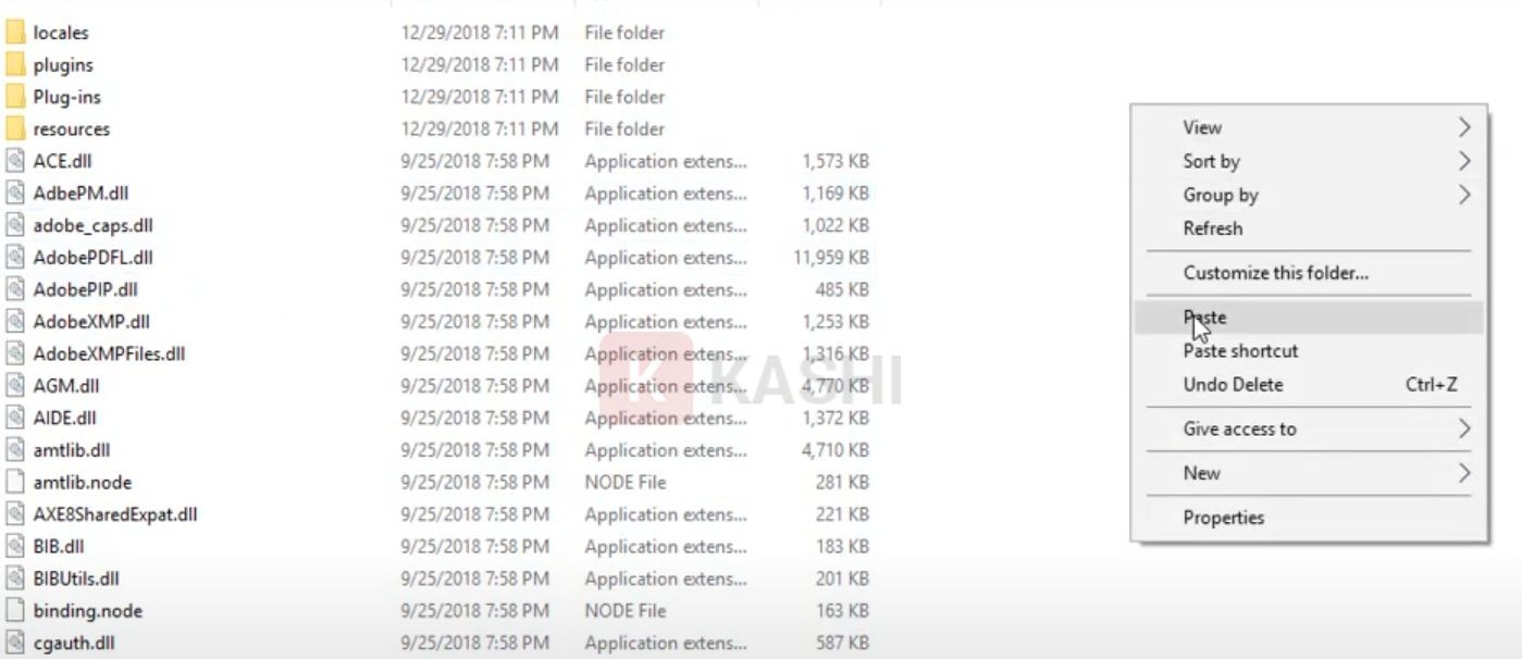 Dán file kích hoạt Adobe Dimension