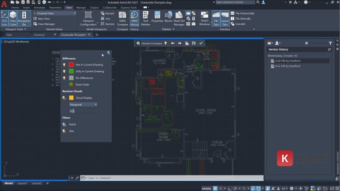Giao diện phần mềm Autocad Electrical