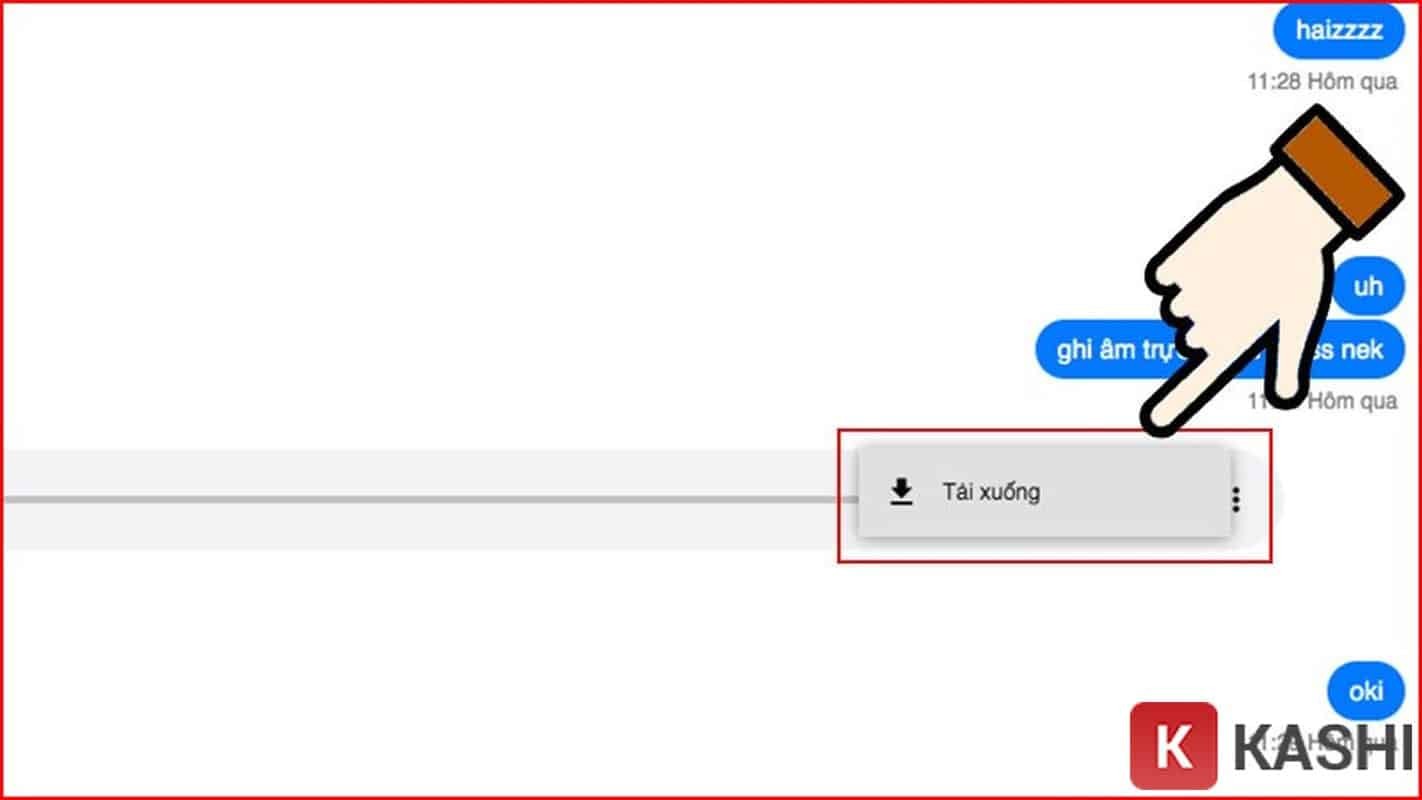 Tải âm thanh Messenger trên máy tính