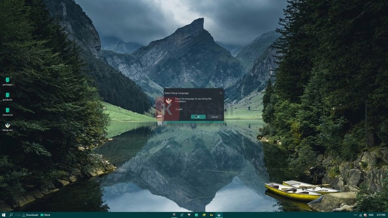 Chọn file “setup.exe” và chạy lệnh “Run as Administrator”.