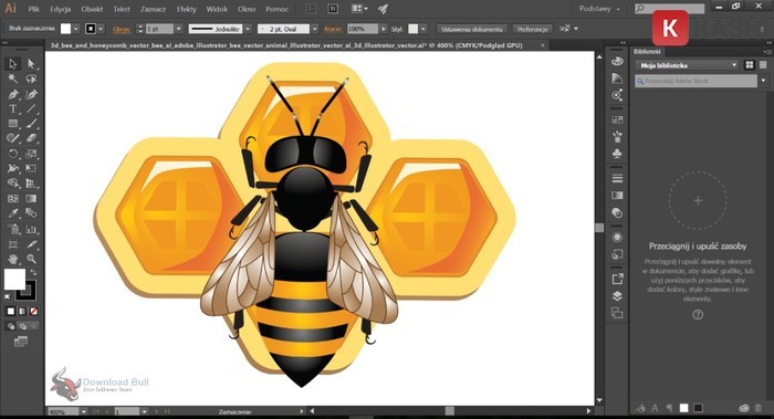 Giao diện của Adobe Illustrator 2019