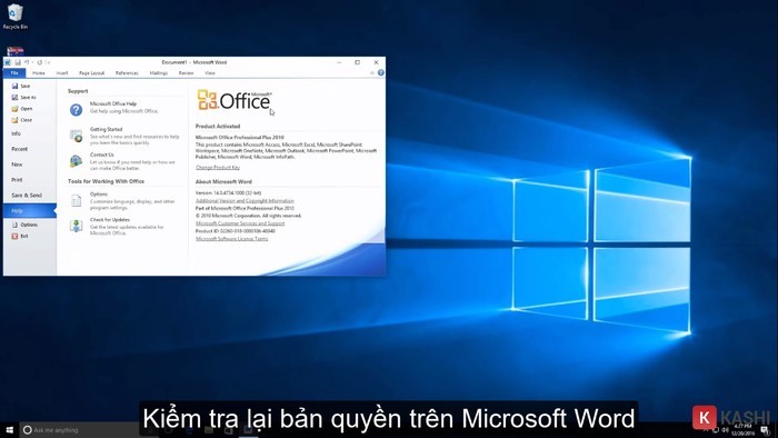 Thông báo khi thiết bị của người dùng Active thành công