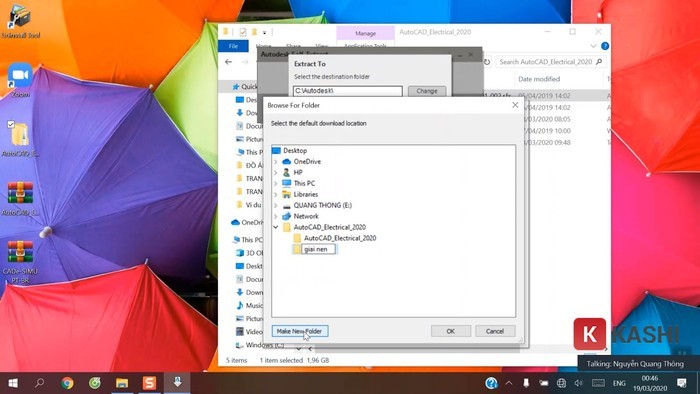 Make new folder