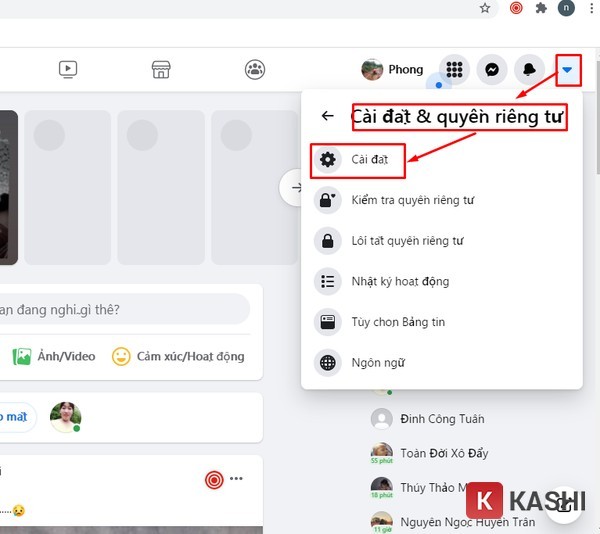 Cài đặt quyền riêng tư và bảo mật trên Facebook