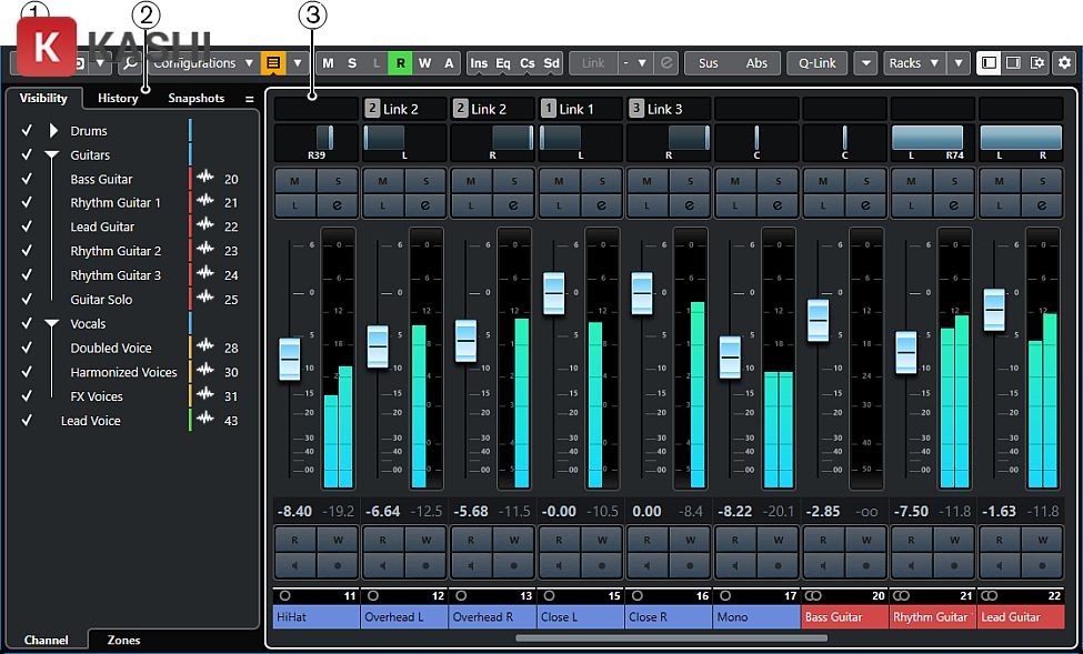 mixconsole