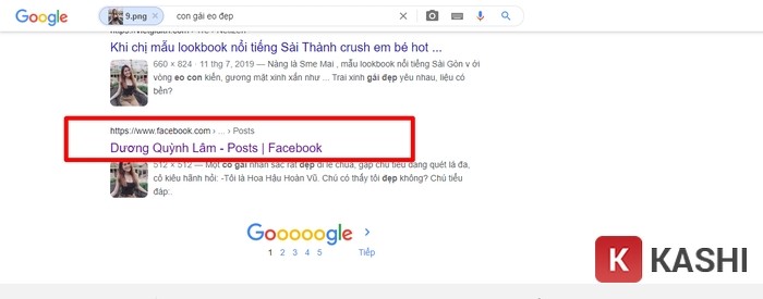 Kết quả tìm kiếm trên Google hình ảnh